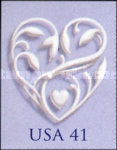 [Hearts - Self-Adhesive Booklet Stamps, type FDC]