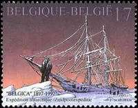 [The 100th Anniversary of the Beginning of the Antarctic Expedition with the Ship "Belgica", type CBC]
