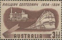 [The 100th Anniversary of the Railway, 1854-1954, type EB]