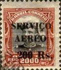 [Airmail - Official Stamps of 1913 Overprinted, type CX2]