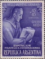 [International Philatelic Exhibition, Buenos Aires, type LO]
