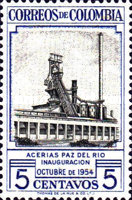 [Inauguration of Paz del Rio Steel Plant, type VN]