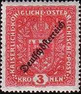 [Overprinted "Deutschösterreich" - Granite Paper, type AW17]