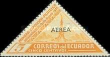 [Airmail - The 1st International Philatelic Exhibition - Quito, Ecuador, type KR]