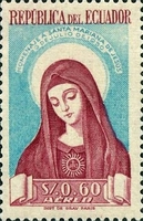 [Airmail - The 2nd Anniversary of Canonization of St. Mariana de Jesus, type AAB]
