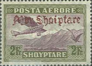 [Airmail Stamps of 1925 Overprinted "Mbr. Shquiptare", type BD5]
