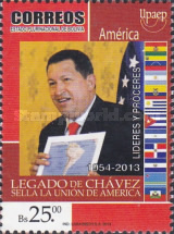 [UPAEP - The 60th Anniversary of the Birth of Hugo Chávez Frías, 1854-2013, type BTR]