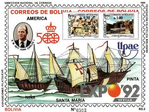 [The 500th Anniversary of the Discovery of America, type ]