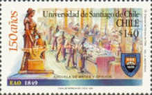 [The 150th Anniversary of Santiago University, type BJK]