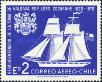 [The 150th Anniversary of Capture of Valdivia by Lord Cochrane, type RQ]
