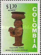 [Airmail - Inauguration of Museum of Pre-Colombian Antiques, Bogota, type AKQ]