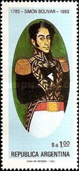 [THe 200th Anniversary of the Birth of Simon Bolivar, type AZS]