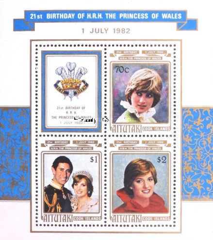 [The 21st Anniversary of the Birth of Diana - Princess of Wales, 1961-1997, type ]