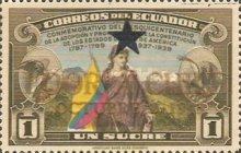 [Visit of President Juan Antonio Rios of Chile - Overprinted "LOOR A CHILE OCTUBRE 2 1945", type SH]