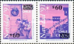 [Various Stamps Surcharged, type AVD]