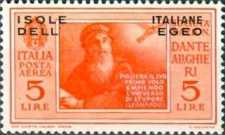[Airmail - Italian Stamps in Different Colors Overprinted "ISOLE ITALIANE DELL'EGEO", type AI2]