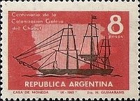 [The 100th Anniversary of the Welsh Colonization of Chubut and the Foundation of Rawson, type XJ]