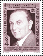 [The 100th Anniversary of Ralph Benatzky, type AXV]