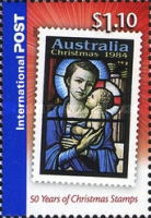 [The 50th Anniversary of the Christmas stamps, type CYK]