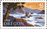 [The 150th Anniversary of Oregon Statehood - Self-Adhesive Stamp, type FMO]