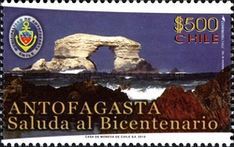 [City of Antofagasta Greets of the 200th Anniversary of Independence, type CCW]