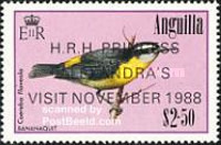 [Number 655, 656, 658 & 686 Overprinted "H.R.H PRINCESS ALEXANDRA`S VISIT NOVEMBER, 1988", type YO3]