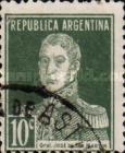 [Definitive Issues - General San Martin, without Period after Value, type CW6]