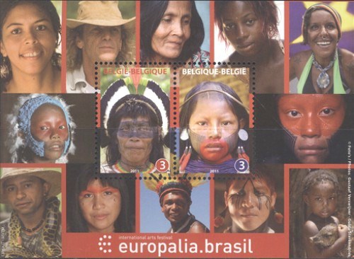 [European Cultural Festival EUROPALIA 2011 BRAZIL, Brussels - Joint Issue with Brazil, type ]