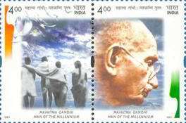 [Mahatma Gandhi-Man of the Millennium, type BLO]