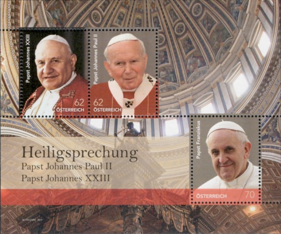 [Canonization of Pope John XXIII and Pope John Paul II, type ]