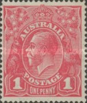 [King George V - Different Watermark, type B18]