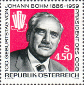 [The 100th Anniversary of the Birth of Johann Böhm, type AZY]