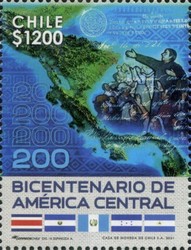 [The 200th Anniversary of the Independence of Central America, type CLE]