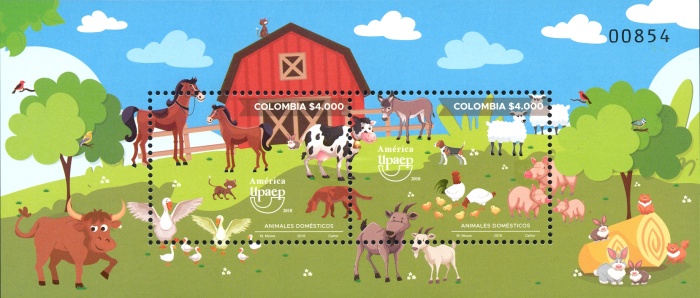 [America UPAEP Issue - Domestic Animals, type ]
