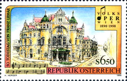 [The 100th Anniversary of the Establishing of the Vienna Volksoper, type BRA]