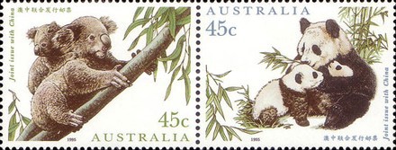 [Rare Animals - Joint Issue with China, type AXK]