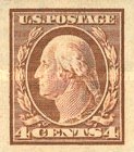 [George Washington - Imperforated, type DW22]