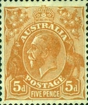 [King George V - Different Watermark, type B39]