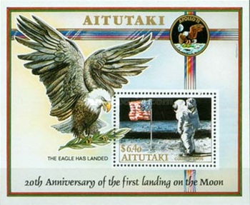 [The 20th Anniversary of the First Manned Landing on Moon, type ]
