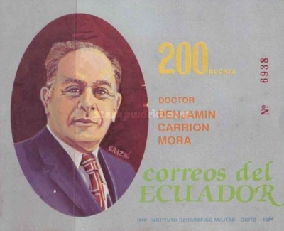 [The 10th Anniversary of the Death of Benjamin Carrion Mora, 1897-1979, type XZM]
