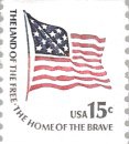 [Americana Issue - Fort McHenry Flag, National Flag 1795-1818, type AMH2]