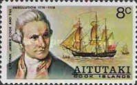 [The 185th Anniversary of Captain William Bligh's Discovery of Aitutaki - For Airmail See Number 117-122, type CV]