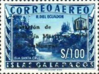 [Airmail - Opening of Marine Biology Station on Galapagos Islands and 15th Anniversary of UNESCO, type ALR]