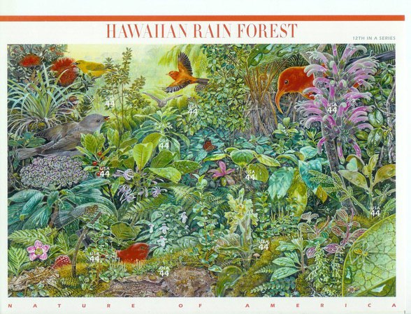 [Nature of America - Hawaiian Rain Forest - Self-Adhesive Stamps, type ]