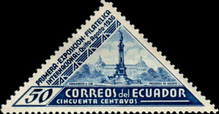[The 1st International Philatelic Exhibition - Quito, Ecuador, type KO]