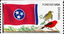 [Flags - Self-Adhesive Stamps (44 cents), type FWR]