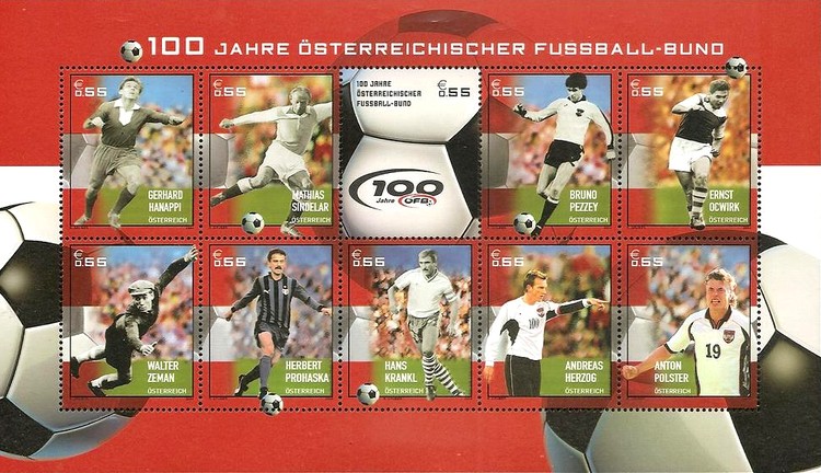 [The 100th Anniversary of the Austrian Football Federation, type ]