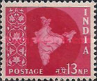 [Map of India, type DJ7]