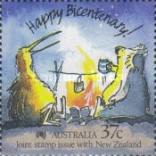 [The 200th Anniversary of the Colonization of Australia - Joint stamp issue with New Zealand, type AKP]