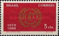 [The 50th Anniversary of the ILO, type ASJ]